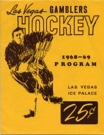 Las Vegas Gamblers 1968-69 game program