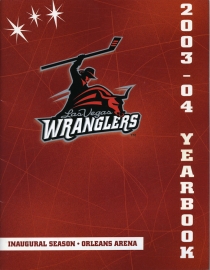 Las Vegas Wranglers 2003-04 game program