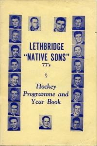 Lethbridge Native Sons 1946-47 game program