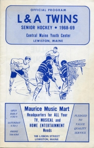 Lewiston Twins 1968-69 game program