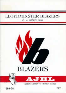 Lloydminster Blazers 1989-90 game program