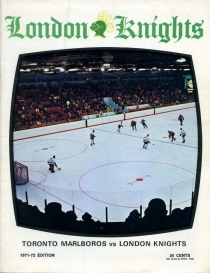 London Knights 1971-72 game program