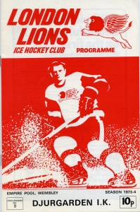 London Lions 1973-74 game program