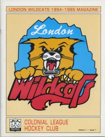 London Wildcats 1994-95 game program