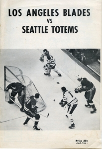 Los Angeles Blades 1964-65 game program