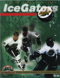 Louisiana IceGators 1995-96 game program
