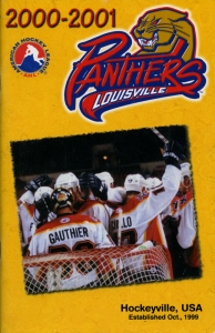 Louisville Panthers 2000-01 game program