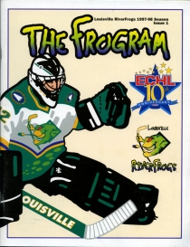 Louisville Riverfrogs 1997-98 game program