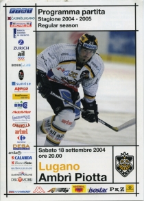 Lugano 2004-05 game program