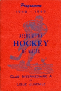 Magog Volants 1948-49 game program