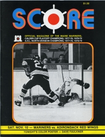 Maine Mariners 1979-80 game program