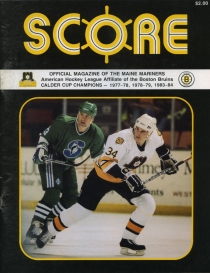 Maine Mariners 1991-92 game program