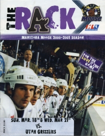 Manitoba Moose 2000-01 game program