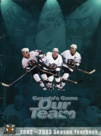 Manitoba Moose 2002-03 game program