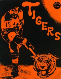 Medicine Hat Tigers 1971-72 game program
