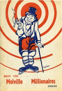 Melville Millionaires 1953-54 game program
