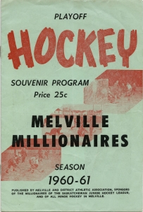 Melville Millionaires 1960-61 game program