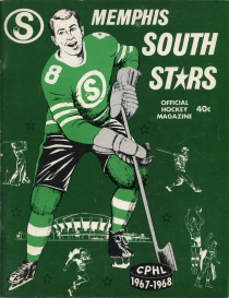Memphis South Stars 1967-68 game program
