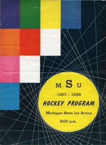 Michigan State University 1957-58 game program