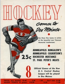 Minneapolis Bungalows 1955-56 game program