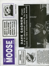 Minnesota Moose 1995-96 game program