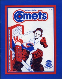 Mohawk Valley Comets 1985-86 game program