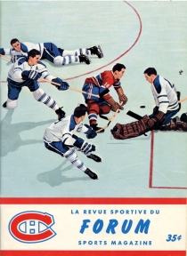 Montreal Junior Canadiens 1961-62 game program