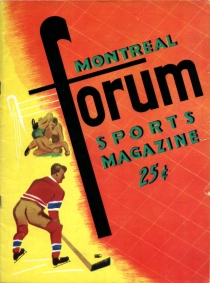 Montreal Royals 1955-56 game program