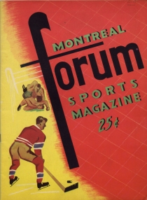 Montreal Royals 1957-58 game program
