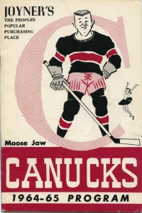 Moose Jaw Canucks 1964-65 game program
