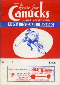 Moose Jaw Canucks 1974-75 game program