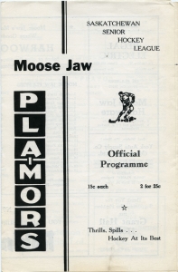 Moose Jaw Pla-Mors 1961-62 game program
