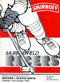 Murrayfield Racers 1987-88 game program