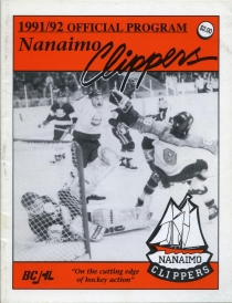 Nanaimo Clippers 1991-92 game program