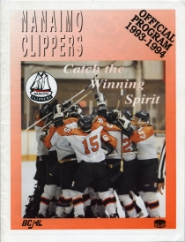 Nanaimo Clippers 1993-94 game program