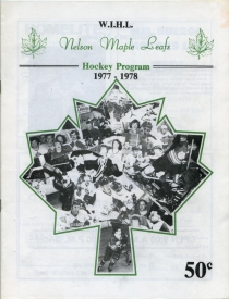 Nelson Maple Leafs 1977-78 game program