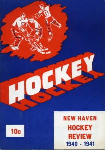 New Haven Eagles 1940-41 game program