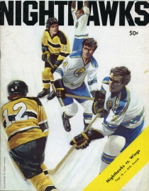 New Haven Nighthawks 1974-75 game program