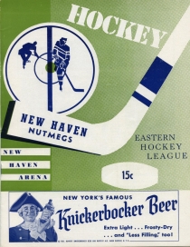 New Haven Nutmegs 1952-53 game program