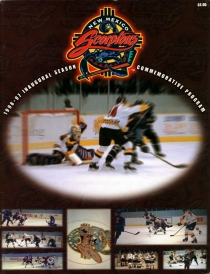 New Mexico Scorpions 1996-97 game program