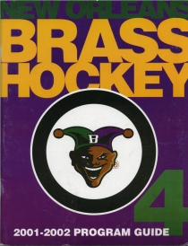 New Orleans Brass 2001-02 game program