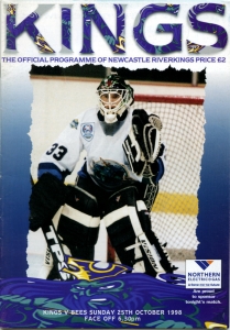 Newcastle Riverkings 1998-99 game program