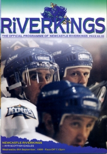 Newcastle Riverkings 1999-00 game program