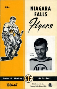 Niagara Falls Flyers 1966-67 game program