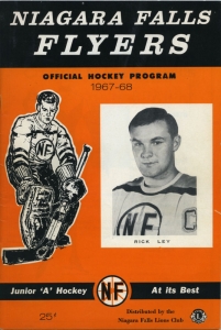 Niagara Falls Flyers 1967-68 game program