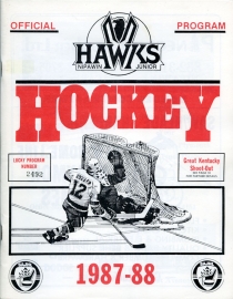 Nipawin Hawks 1987-88 game program