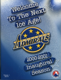 Norfolk Admirals 2000-01 game program