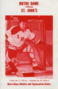 Notre Dame 1968-69 game program