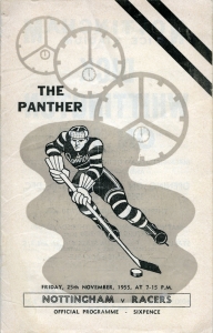 Nottingham Panthers 1955-56 game program