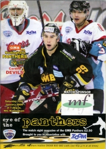 Nottingham Panthers 2007-08 game program